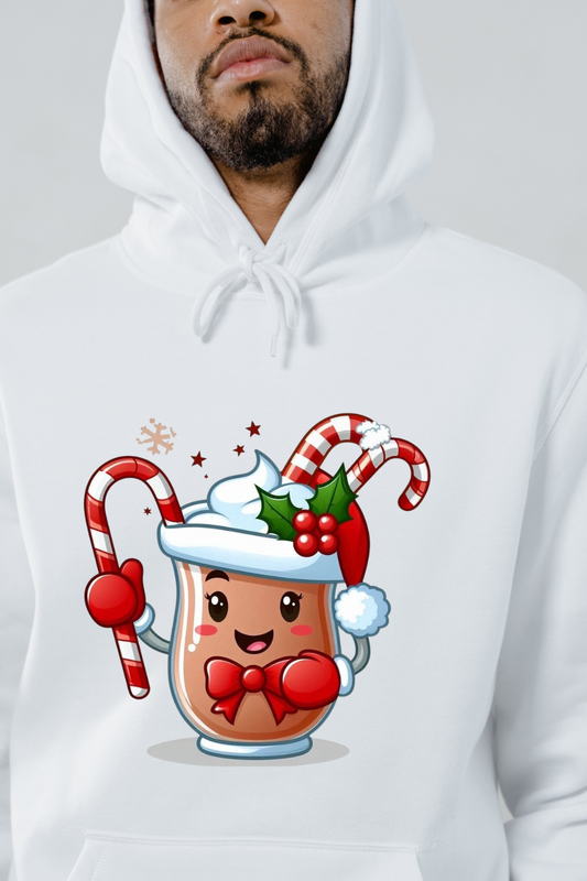 Customizable Creations Cute Hot Cocoa Hoodie