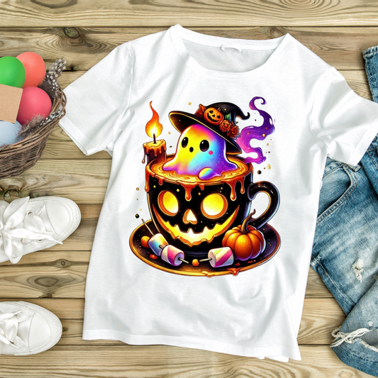 Customizable Creations Halloween Ghost Tee